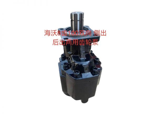 海沃8齿100双向 侧出后出两用齿轮泵